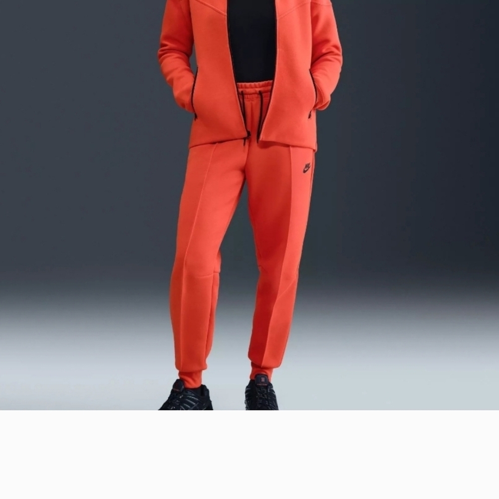 Nike Womens Orange Tech Fleece Suit Nwt